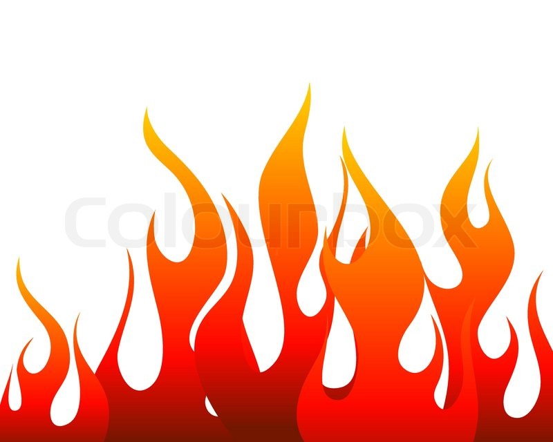 800x640 Inferno Fire Vector Background For Design Use Stock Vector