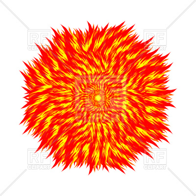 400x400 Fireball Vector Image Vector Artwork Of Signs, Symbols, Maps