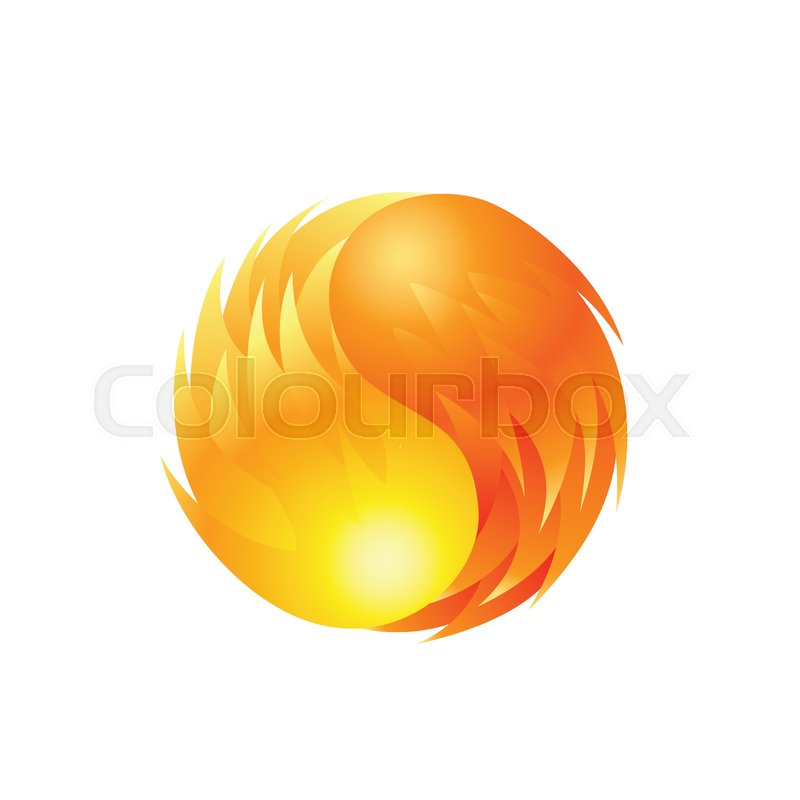 800x800 Fireball Element Icon On A White Background. Vector Illustration