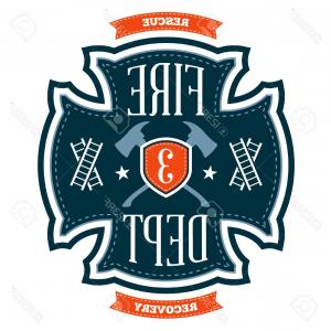 300x300 Set Of Fire Department Emblems And Badges Vector Geekchicpro