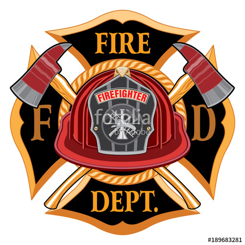 Firefighter Badge Vector at GetDrawings | Free download