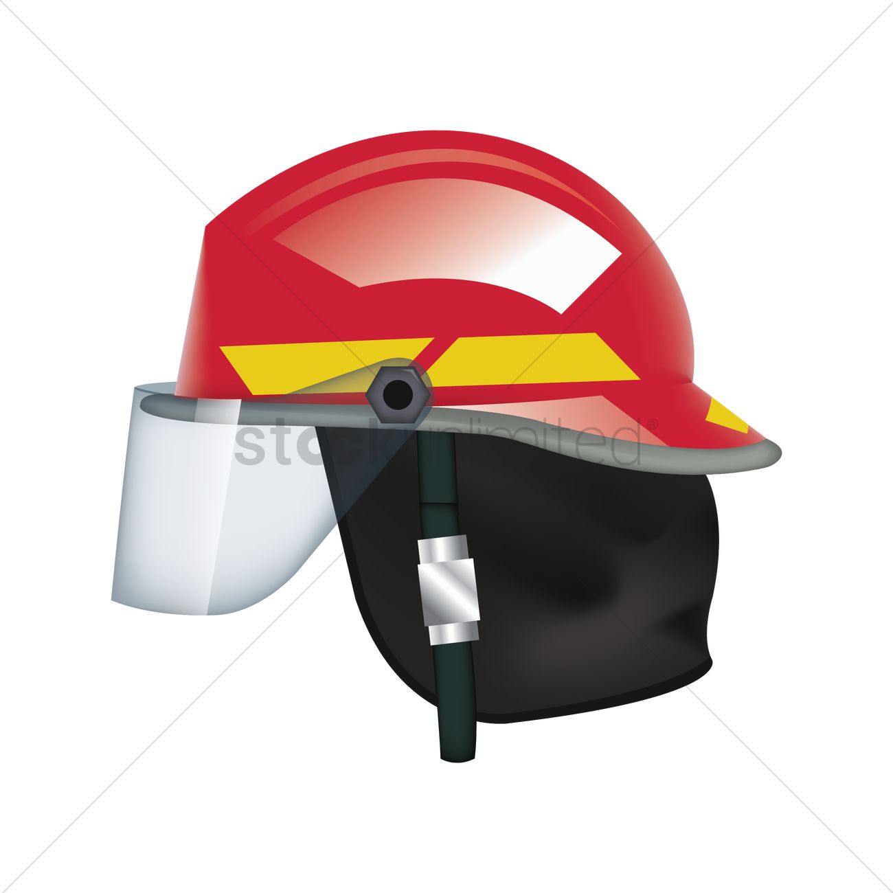 1300x1300 Firefighter Helmet Vector Image