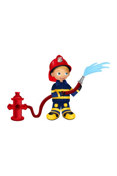 400x600 Firefighter Vector Pack Vector Elements Vectorvice (11 Eps Files)