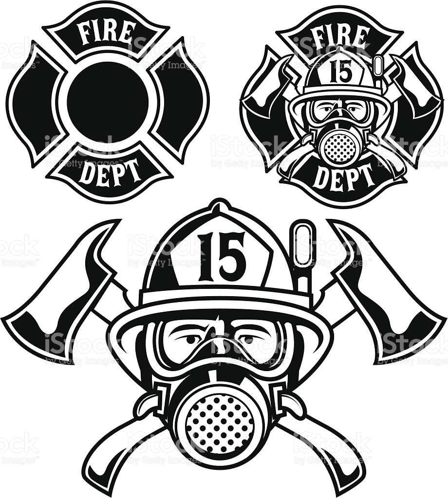 920x1024 Firefighter Clipart Mask