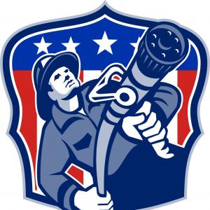 300x300 Firefighters Vector Emblem Label Tshirt Print Arenawp