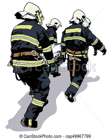 376x470 Firefighters And Saved Man On Stretcher