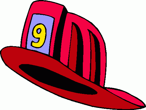 490x369 Fireman Hats Clipart