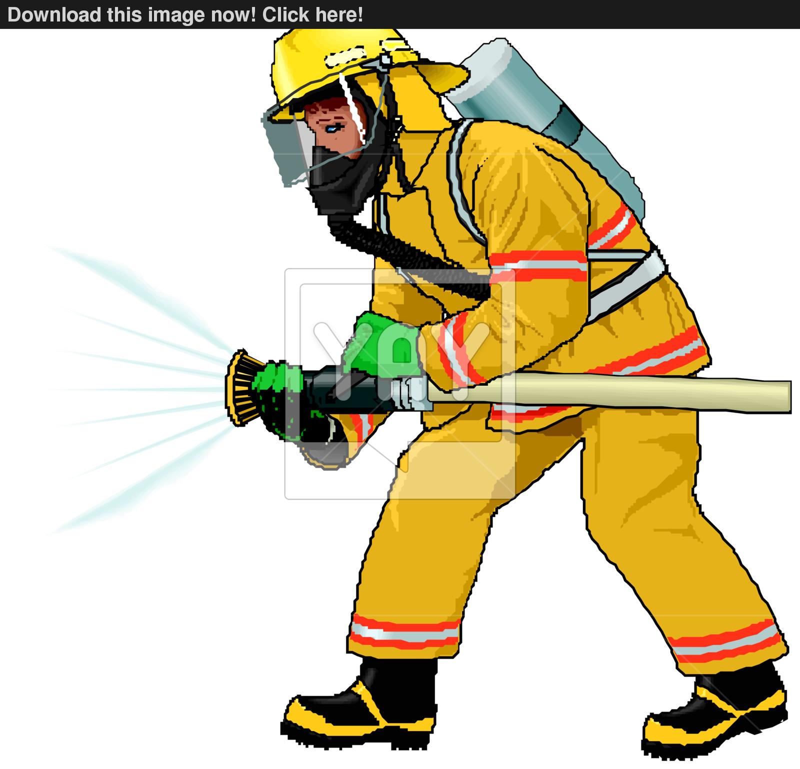 1600x1539 Fireman Vector