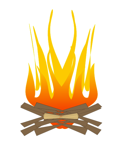 415x503 Firewood Vector Campfire ~ Frames ~ Illustrations ~ Hd Images