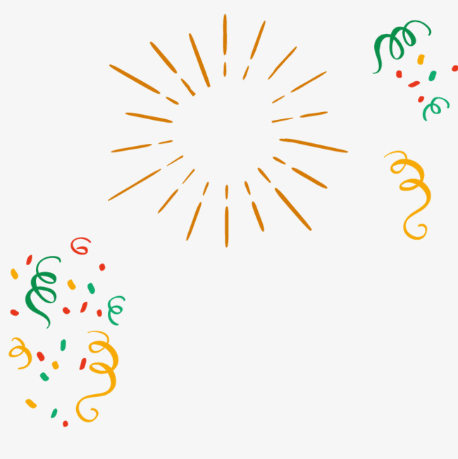 650x651 Vector Art Fireworks, Color Bar, Shape, Hand Painted Png And