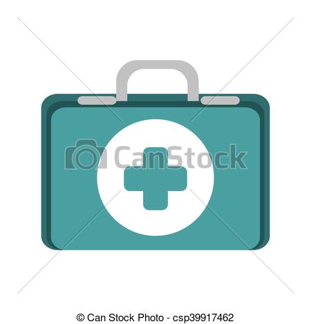 450x470 First Aid Kit Suitcase Healthcare Equipment Vector... Clip Art