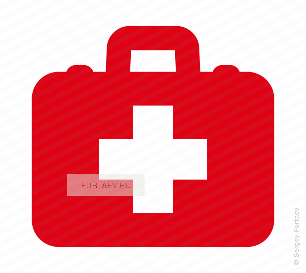 620x553 First Aid Kit Vector Icon