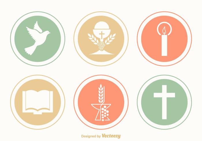 700x490 Communion Vector Icons