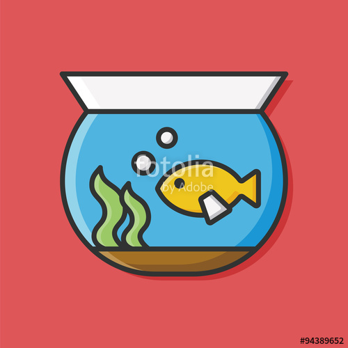 500x500 Fish Bowl Icon Stock Image And Royalty Free Vector Files On