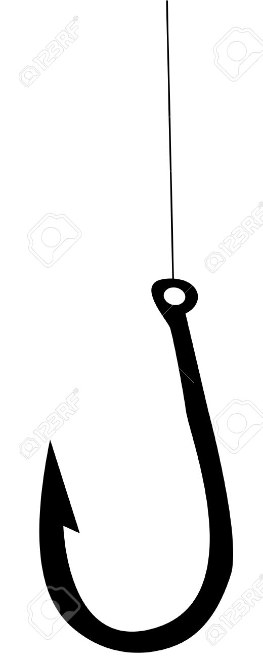520x1300 Collection Of Free Fisheries Clipart Fish Hook. Download On Ubisafe