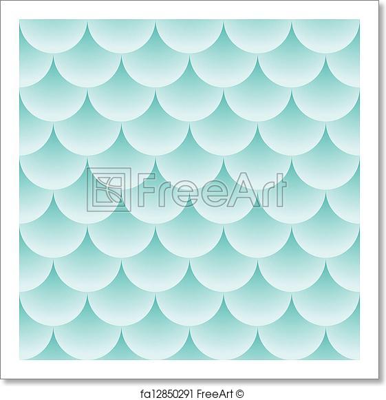 561x581 Free Art Print Of Fish Scales Pattern
