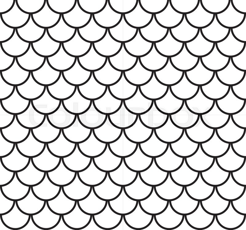 800x750 Seamless Fish Scale Pattern Vector Illustration Eps10 Stock