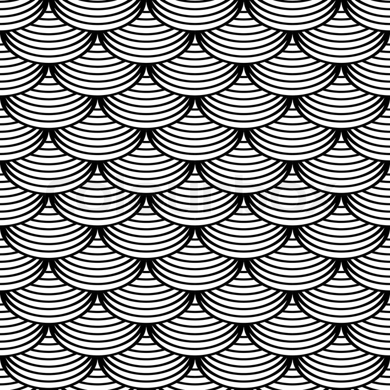 800x800 Seamless Pattern In Fish Scale Design. Stock Vector Colourbox