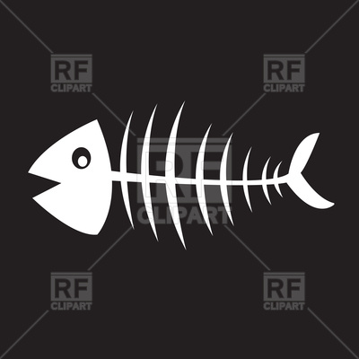 400x400 Fish Skeleton Vector Image Vector Artwork Of Objects Tumdee