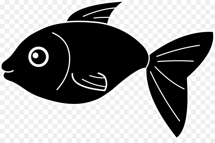 900x600 Fish Silhouette Clip Art