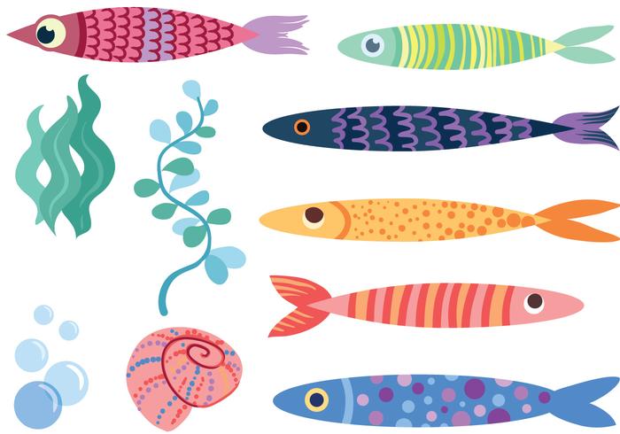 700x490 Free Cute Fish Vectors