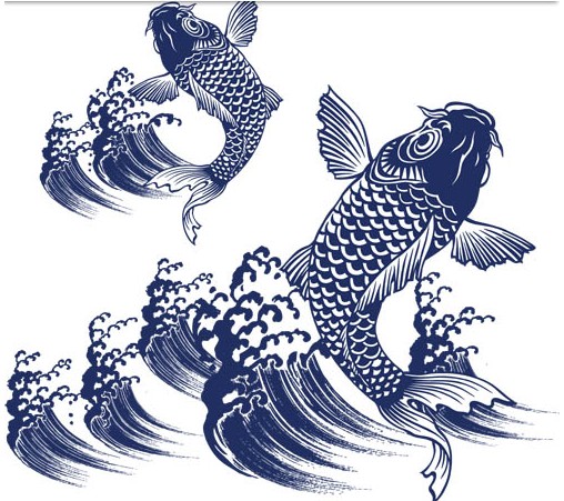 508x451 Koi Fish Vector Graphic Ai Format Free Vector Download