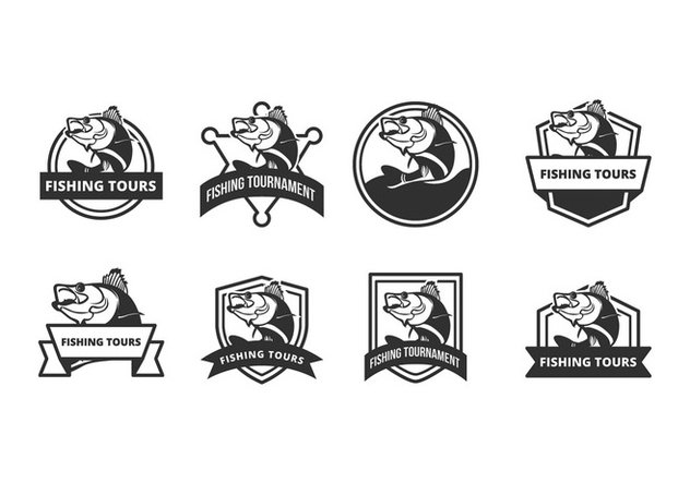 632x443 Free Fish Vector Badge Free Vector Download 409927 Cannypic