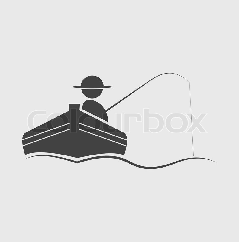 791x800 Fisherman Vector Illustration Stock Vector Colourbox