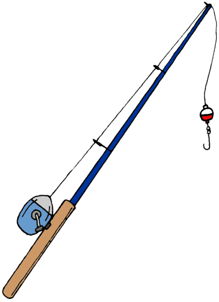 434x600 Fishing Pole Vector Clipart Panda