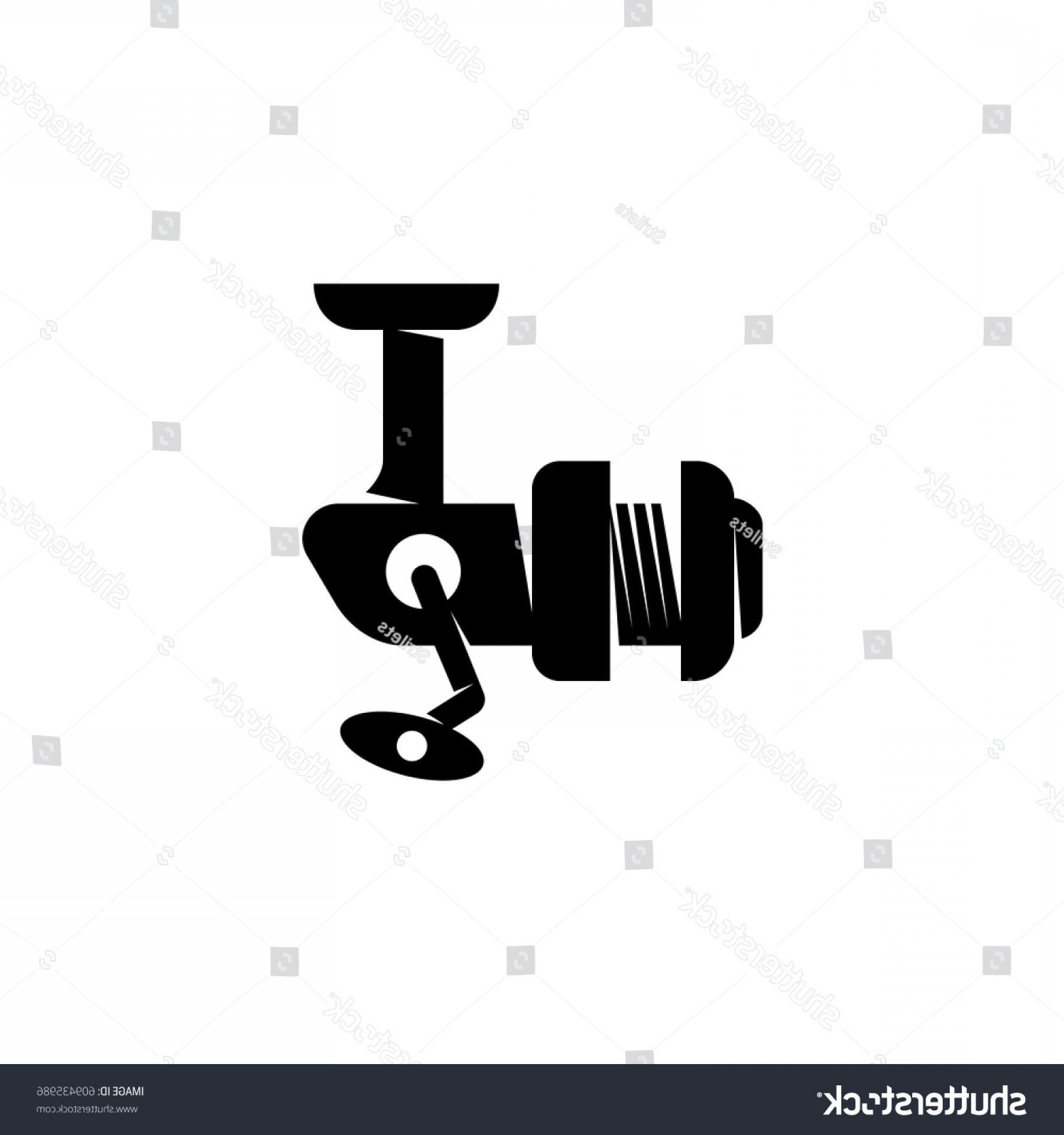 1800x1920 Fishing Reel Vector Logo Illustration Isolated Shopatcloth