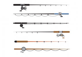 285x200 Fishing Rod Free Vector Graphic Art Free Download (Found 1,597