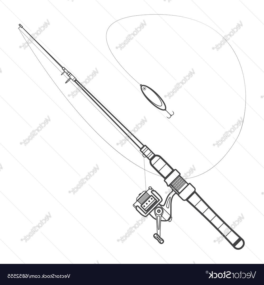 Fishing Rod Vector at GetDrawings | Free download