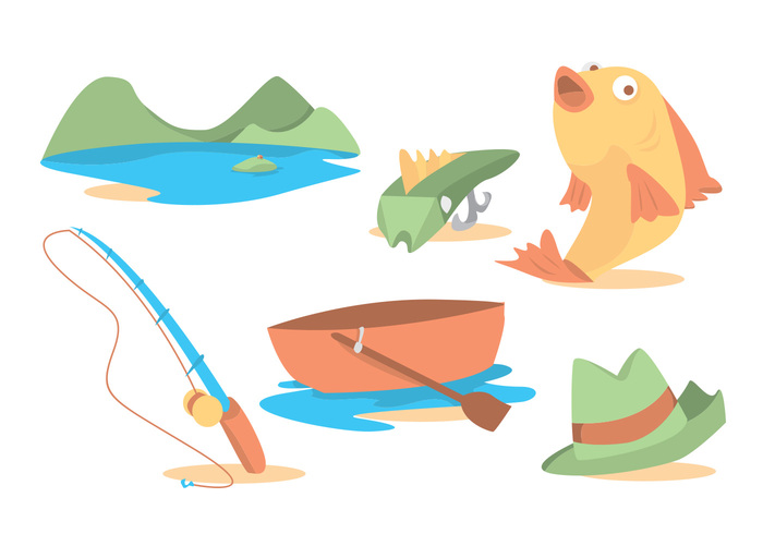 700x490 Fishing Rod Vector Set Free Vectors Ui Download