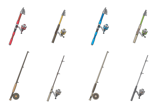 632x443 Free Fishing Rod Vector Free Vector Download 392317 Cannypic