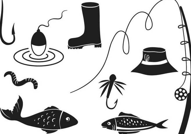 632x443 Free Fishing Vector