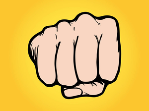 300x224 Clipart Fist Pump Free Images