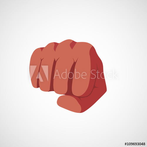 500x500 Punch Fist Vector