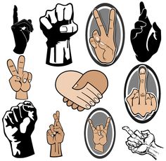 236x230 42 Best Free Hands Vector Art Images Vector Free