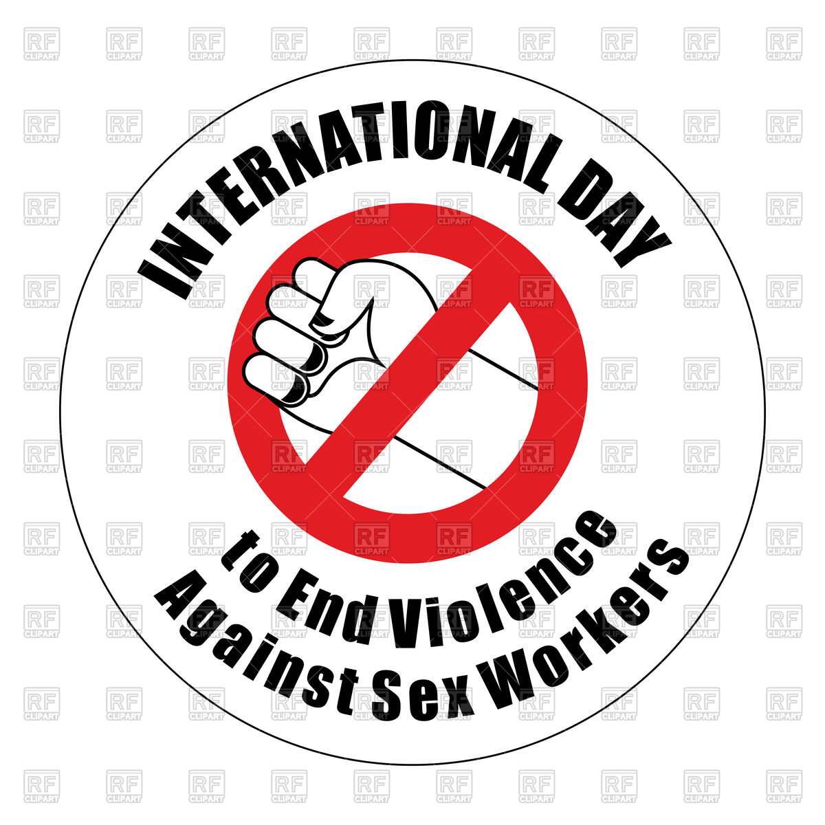 1200x1200 International Day To End Violence Against Sex Workers Sign, Stop