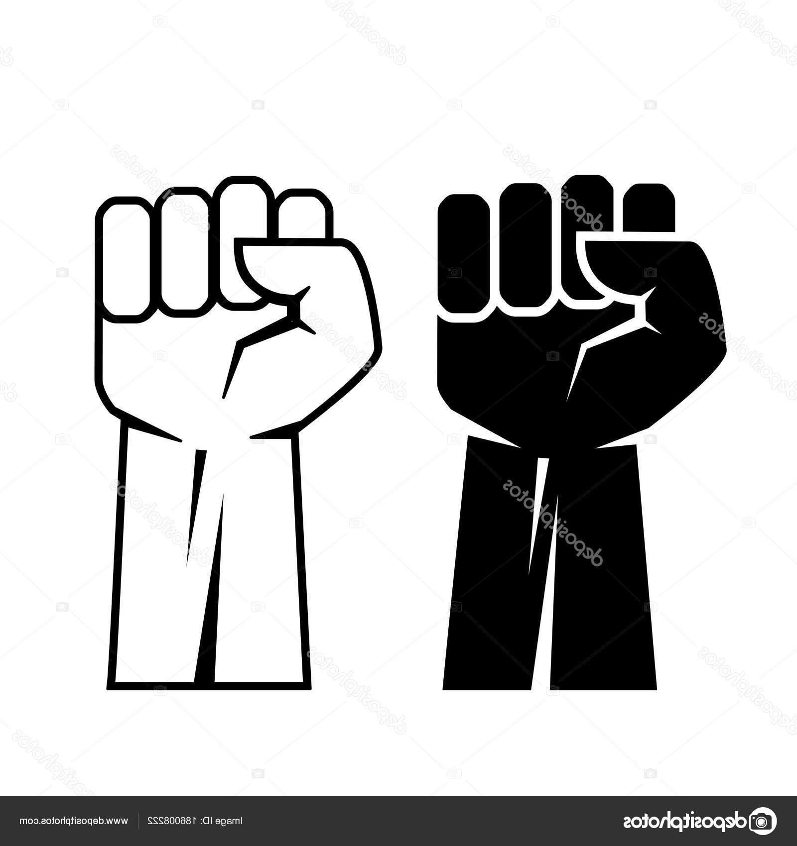 1600x1700 Best 15 Stock Illustration Human Clenched Fist Vector Icon Cdr