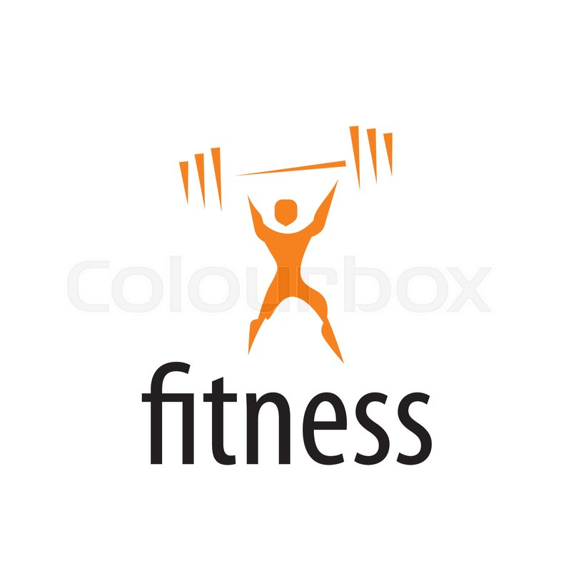 800x800 Pattern Design Logo Fitness. Vector Illustration Of Icon Stock
