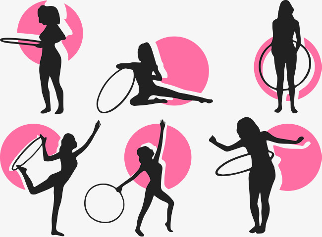 650x479 Rhythm Fitness Vector, Fitness Vector, Pink, Silhouette Png And