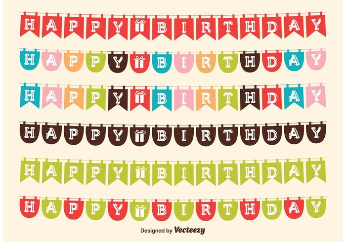700x490 Birthday Flag Banners