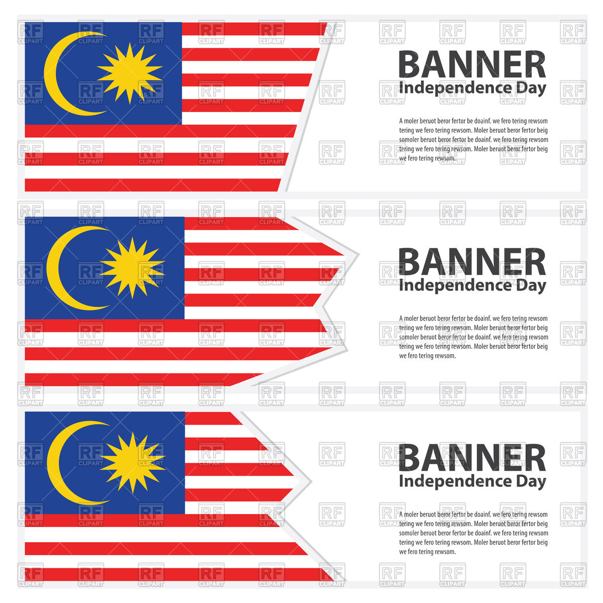 1200x1200 Malaysia Flag Banners Vector Image Vector Artwork Of Design