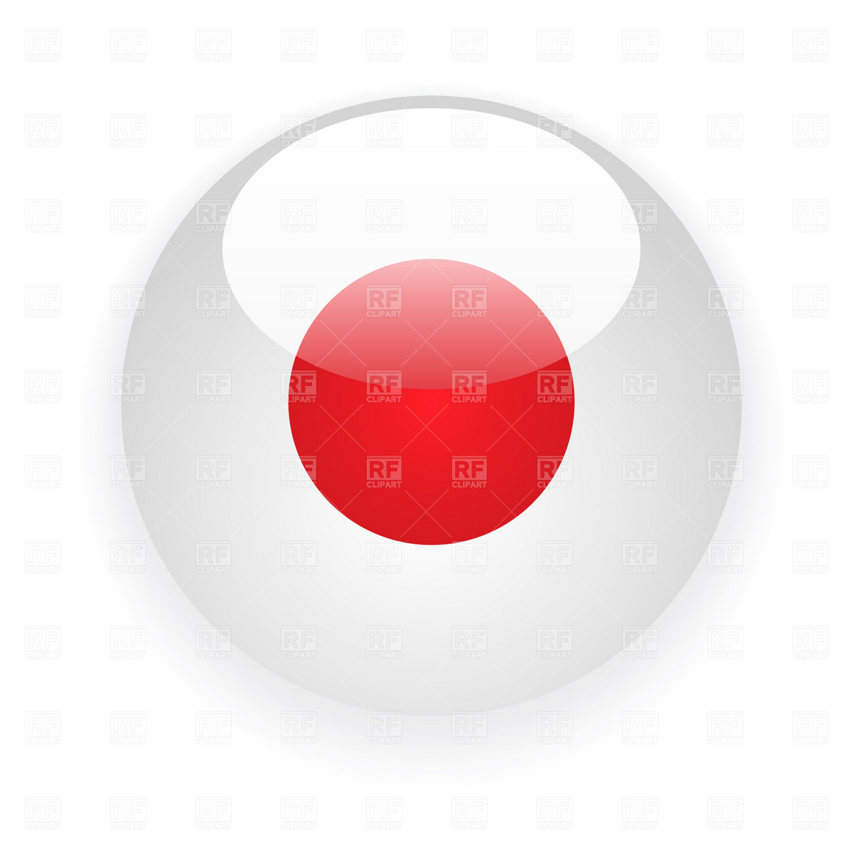 1200x1200 Japan Button Flag Vector Image Vector Artwork Of Icons And
