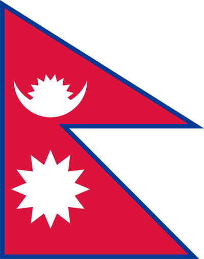 400x507 Nepal Flag Vector