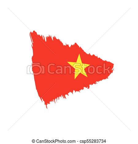 450x470 Vietnam Flag, Vector Illustration On A White Background Vectors