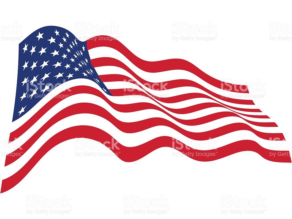 1024x768 American Flag Vector Art 14