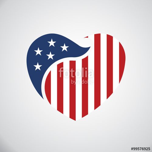 500x500 American Heart Hearts Free Vector Files