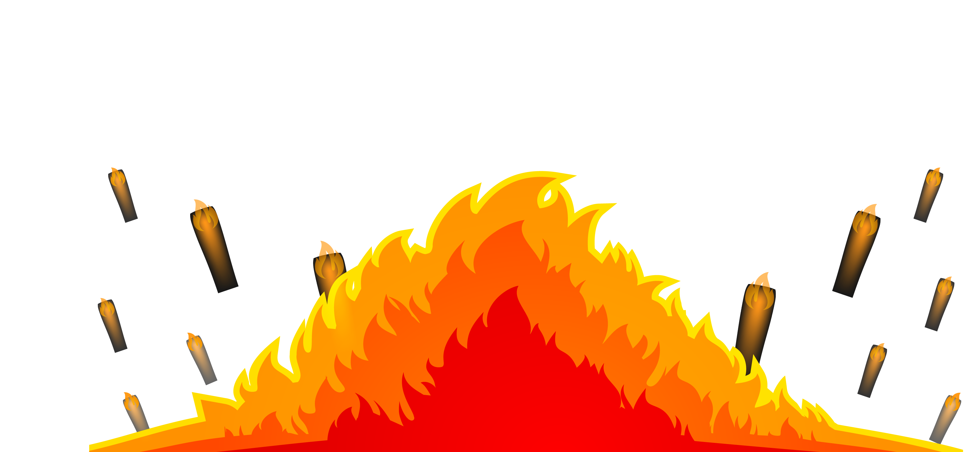 3317x1534 Flame Euclidean Vector